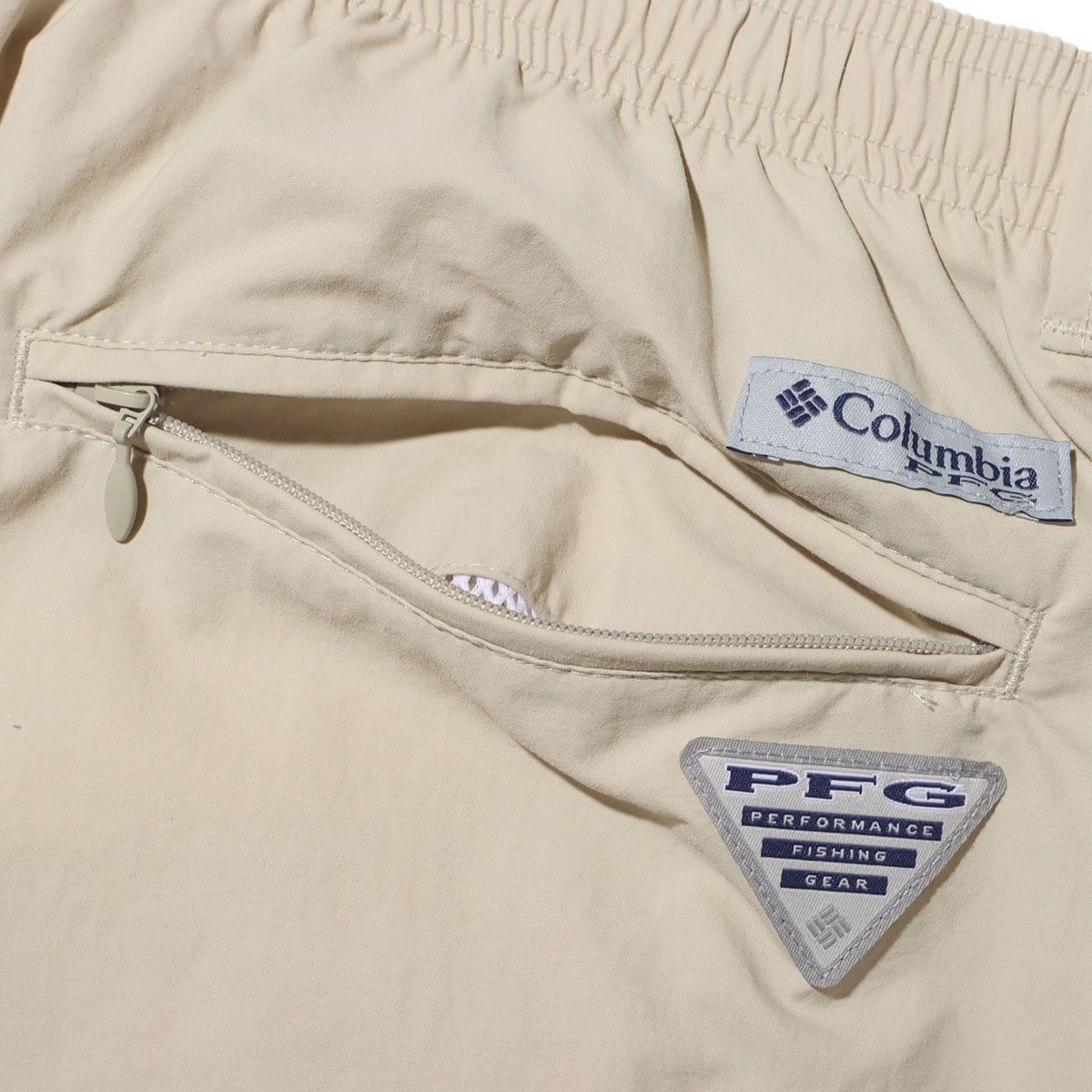 Columbia Mens Backcast III Water Shorts In Fossil