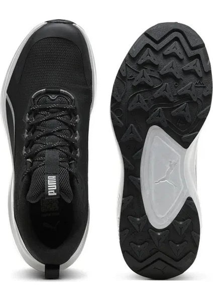 Puma Mens Skyrocket Lite Trail Sneakers In Black/White