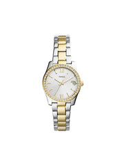 Fossil Scarlette Silver And Gold Watch