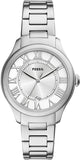 Fossil Womens Gilmore Stainless Steel Watch In Silver