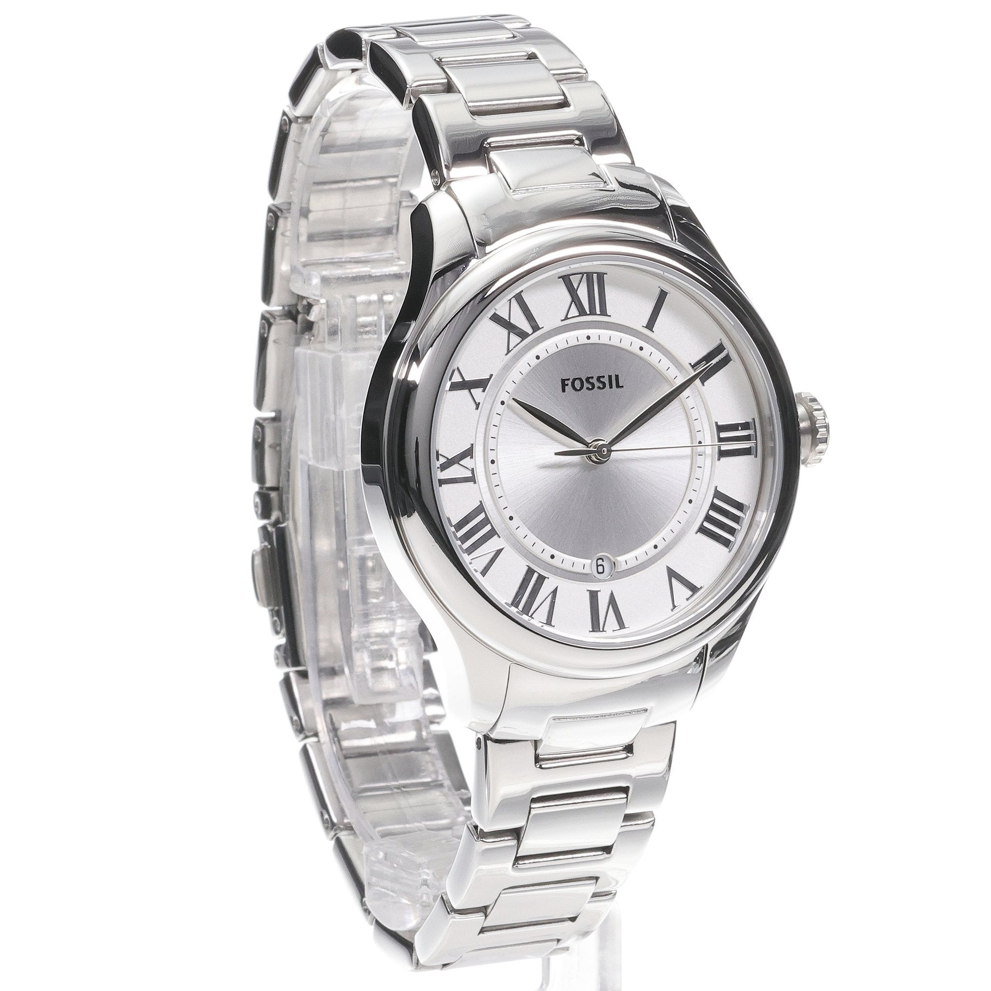 Fossil Womens Gilmore Stainless Steel Watch In Silver