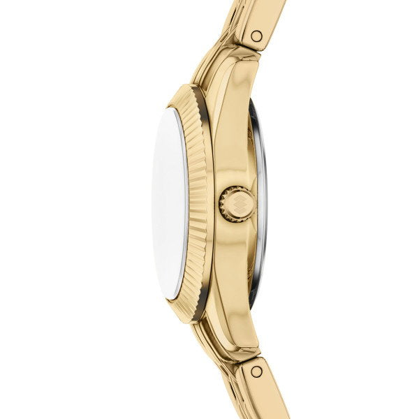 Fossil Womens Scarlette Gold Steel Watch