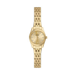 Fossil Womens Scarlette Gold Steel Watch