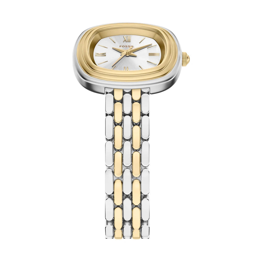 Fossil Womens  Genevive 3 Handed Watch Inn Golf & Silver