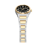 Fossil Everette  lack Dial  Watch For Women In Gold & Silver