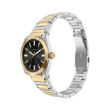 Fossil Everette  lack Dial  Watch For Women In Gold & Silver