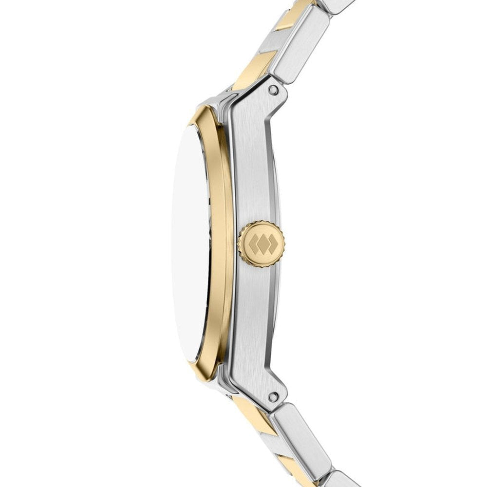 Fossil Everette  lack Dial  Watch For Women In Gold & Silver