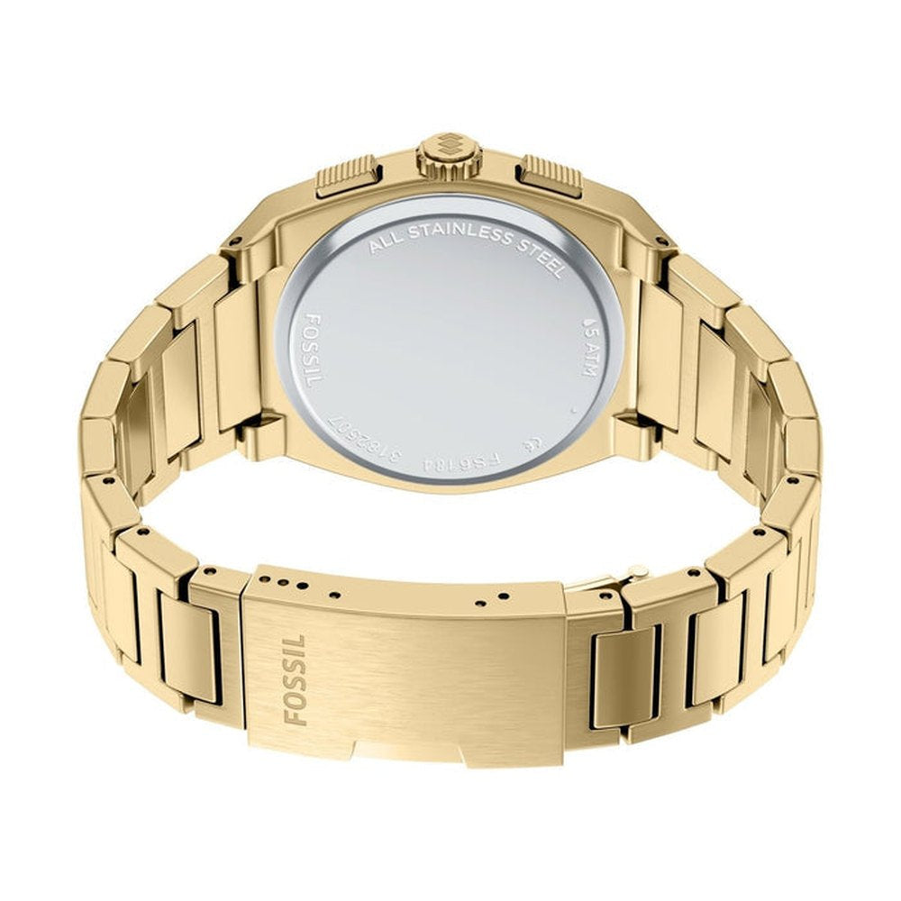 Fossil Everett Chrono Watch In Gold