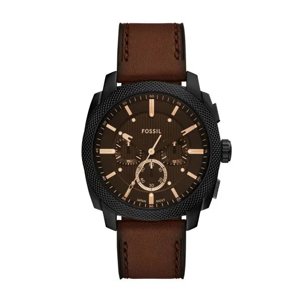 Fossil Machine Brn Leather