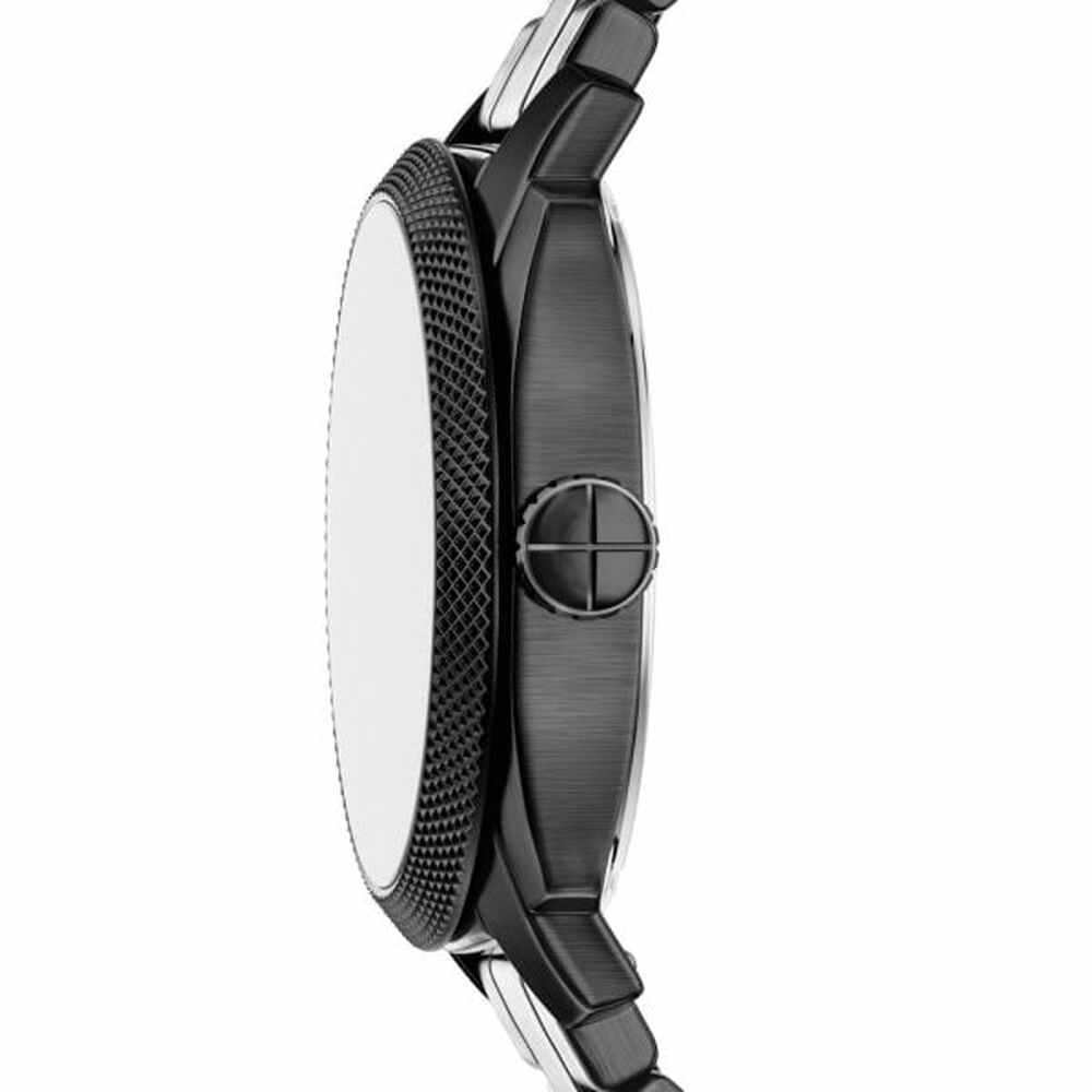 Fossil Mens Machine 3 Hand Watch In Black