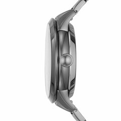 Fossil mens Townsman Automatic Smoke Stainless-Steel Watch