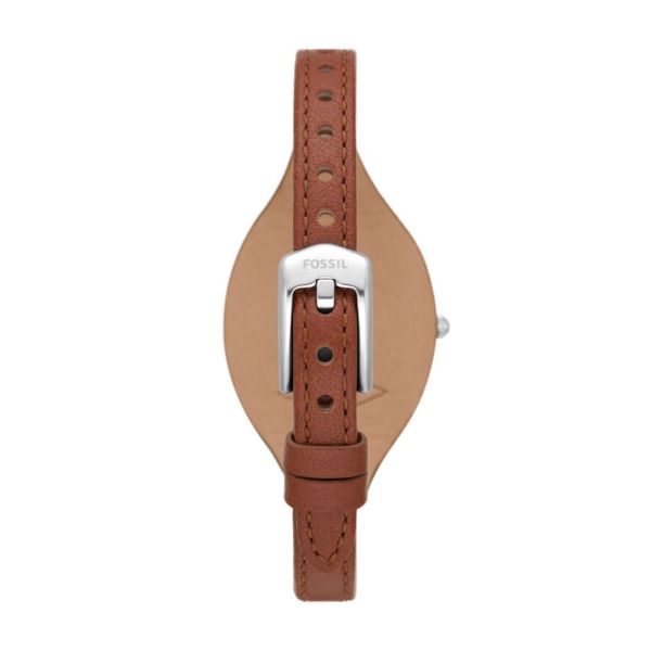 Fossil Carlie Brown Leather Watch