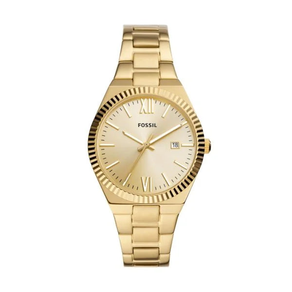 Fossil Scalette Gold Watch