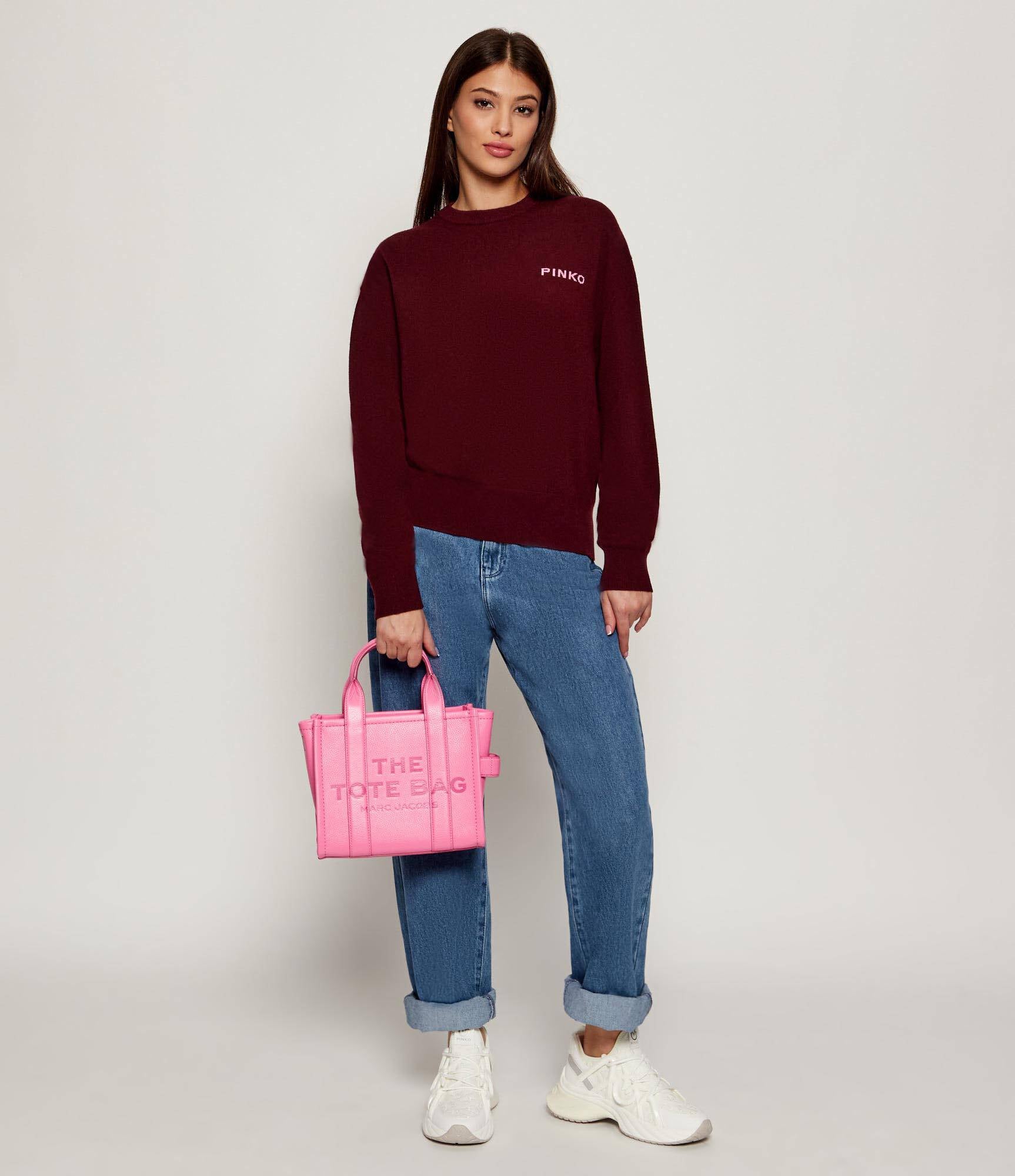 Marc Jacobs Womens The Mini Leather Tote Bag In Pink