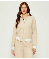 Guess Womens Paulina Full Zip Jacket In Taupe