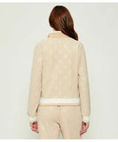 Guess Womens Paulina Full Zip Jacket In Taupe