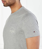 Tommy Hilfiger Mens Arch Pocket Tee T-Shirts In Light Grey
