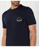 Tommy Hilfiger Mens Arch Pocket Tee T-Shirts In Navy