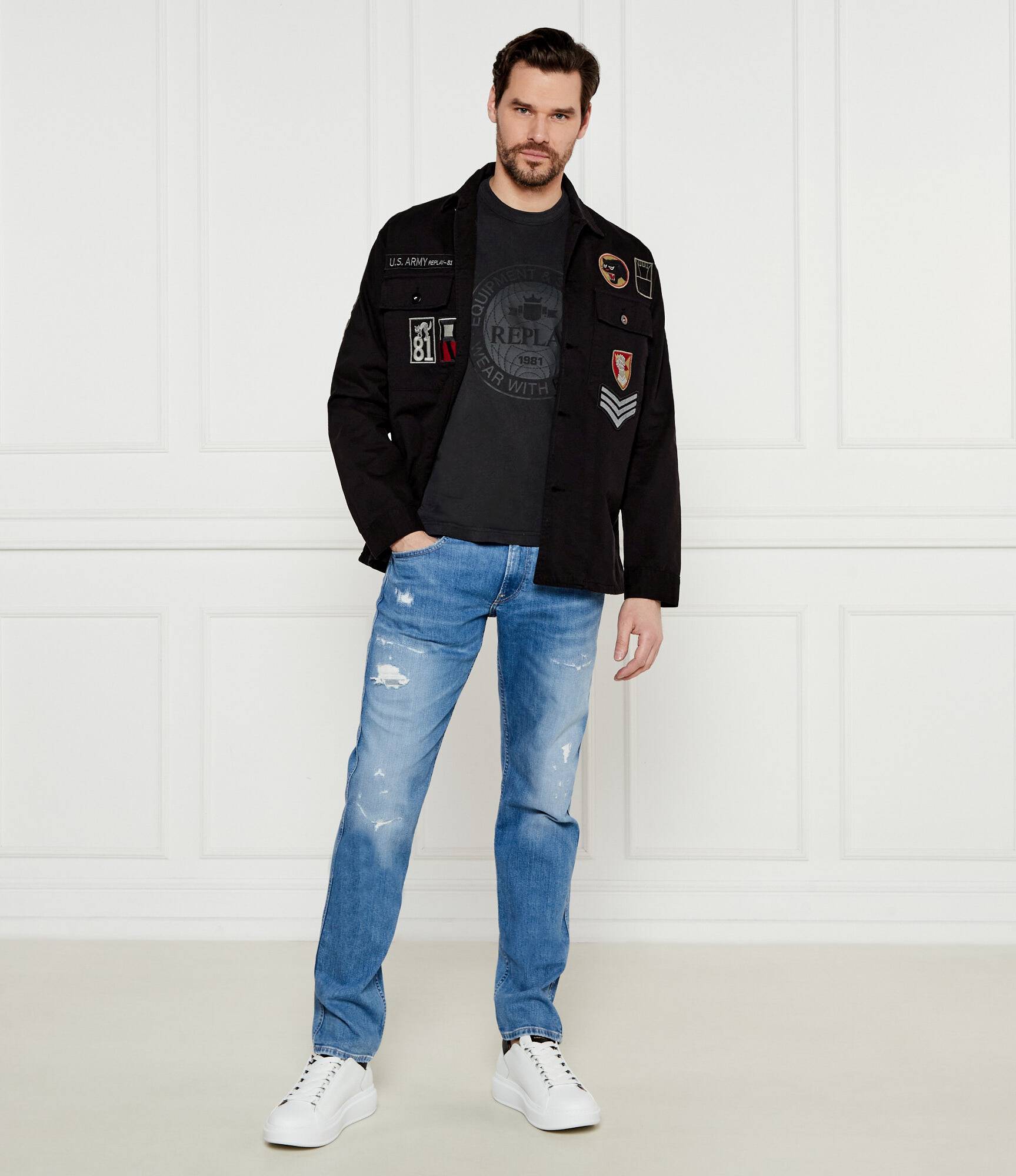 Replay Mens Jeans In Blue
