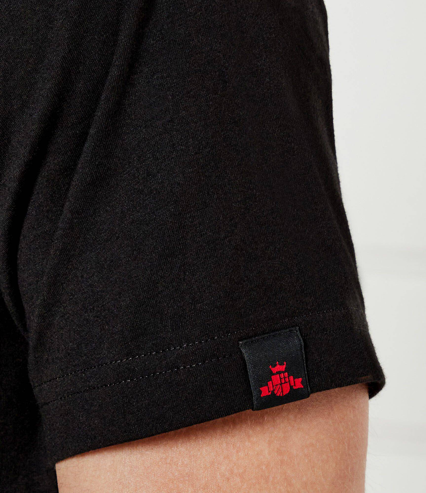 Replay Mens T-Shirt With Graffiti Lettering In Black