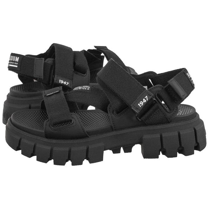 Palladium Womens Revolt Mono Sandals In Black