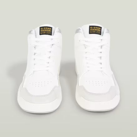 G-Star Raw Womens Attacc Iii Mid Shoes White/Silver
