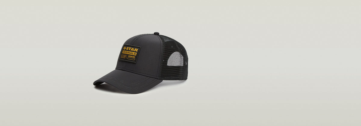 G-Star Raw Baseball Trucker Caps In Black