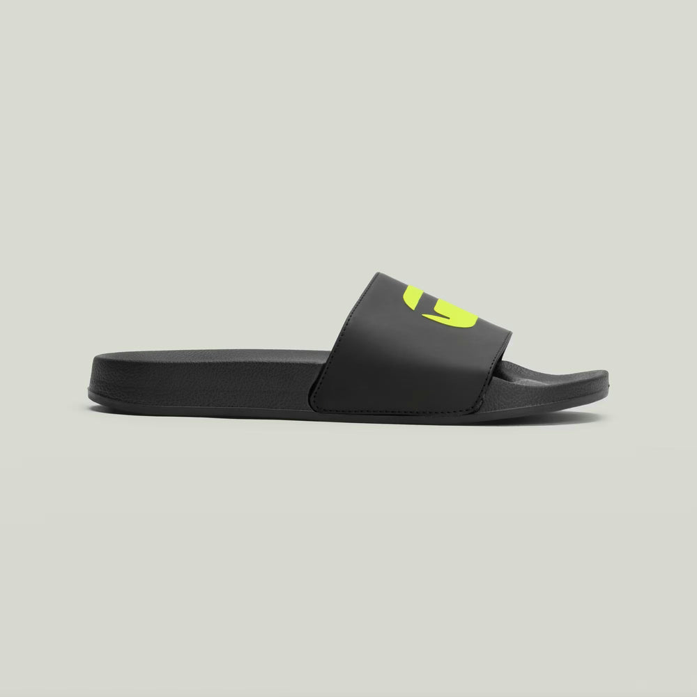 G-Star Mens Cart VII Pop Slides In Black & Neon