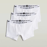 G-Star Raw Mens 3Pack White Boxer Briefs