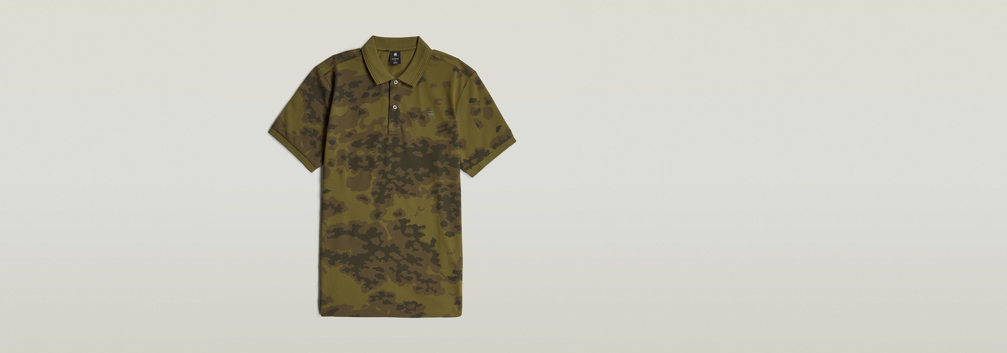 G-Star Raw Mens Dunda Slim Polo Golfers In Dark Olive