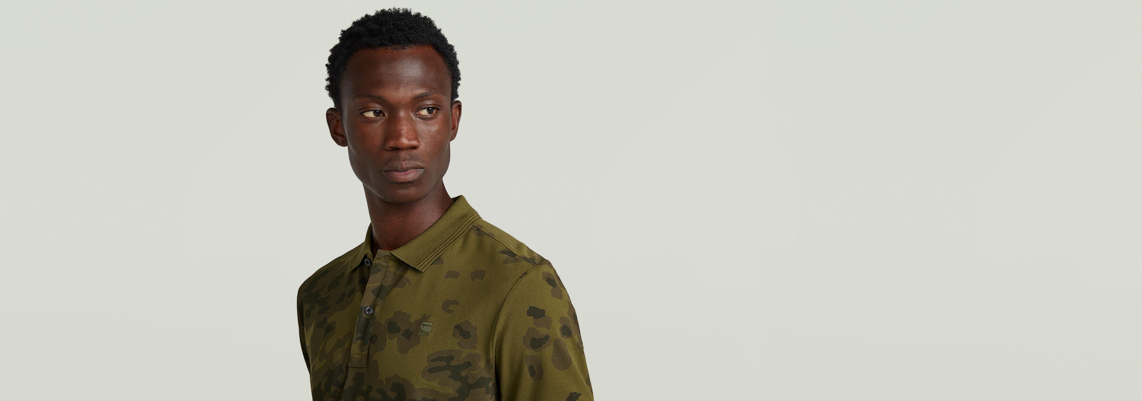 G-Star Raw Mens Dunda Slim Polo Golfers In Dark Olive