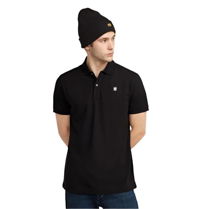 G-Star Raw Dunda Slim Polo Ss Black