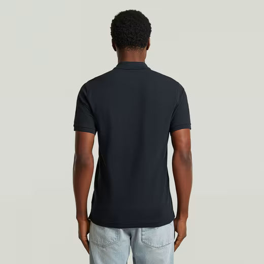 G-Star Raw Mens Dunda Slim Polo Short Sleeve Shirt In Navy