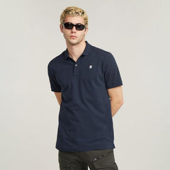 G-Star Raw Dunda Slim Polo Ss Sartho Blue