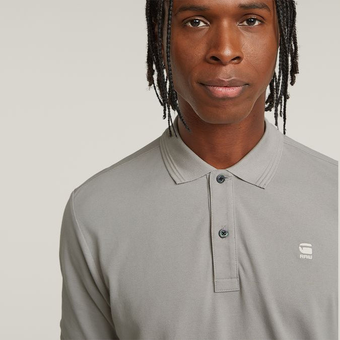 G-Star Raw Dunda Slim Polo Ss Grey