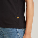 G-Star Raw Womens Embro Logo R Black T-Shirt