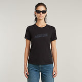 G-Star Raw Womens Embro Logo R Black T-Shirt
