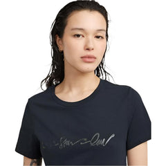 G-Star Raw D25064 Womens G-Script Shiny T-Shirt Navy Blue