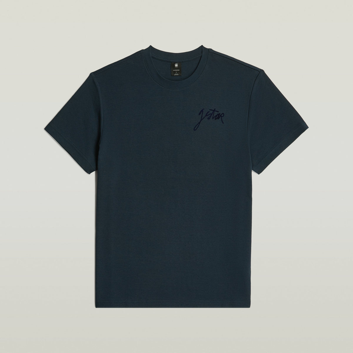 G-Star Raw Mens Script T-Shirts In Blue