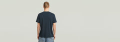 G-Star Raw Mens Script T-Shirts In Blue