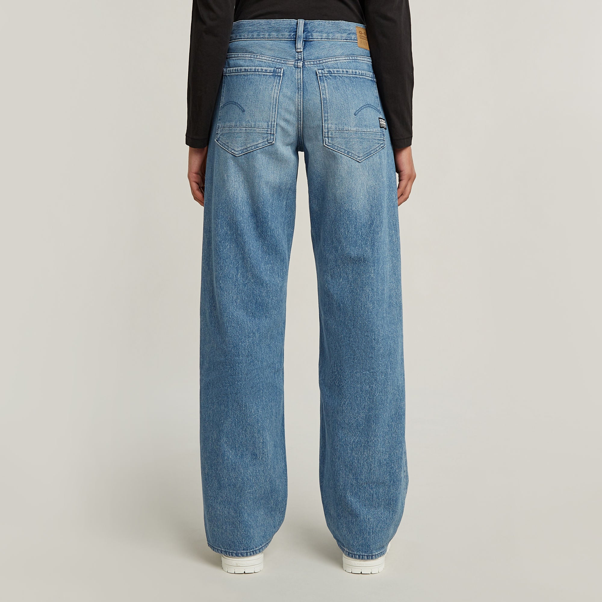G-Star Raw Ladies Judee Loose Jeans In Light Blue
