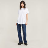 G-Straw Raw Womens Lash Fem T-Shirts In White