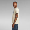 G-Star Raw Mens Originals Label T-Shirt In Brown Rice