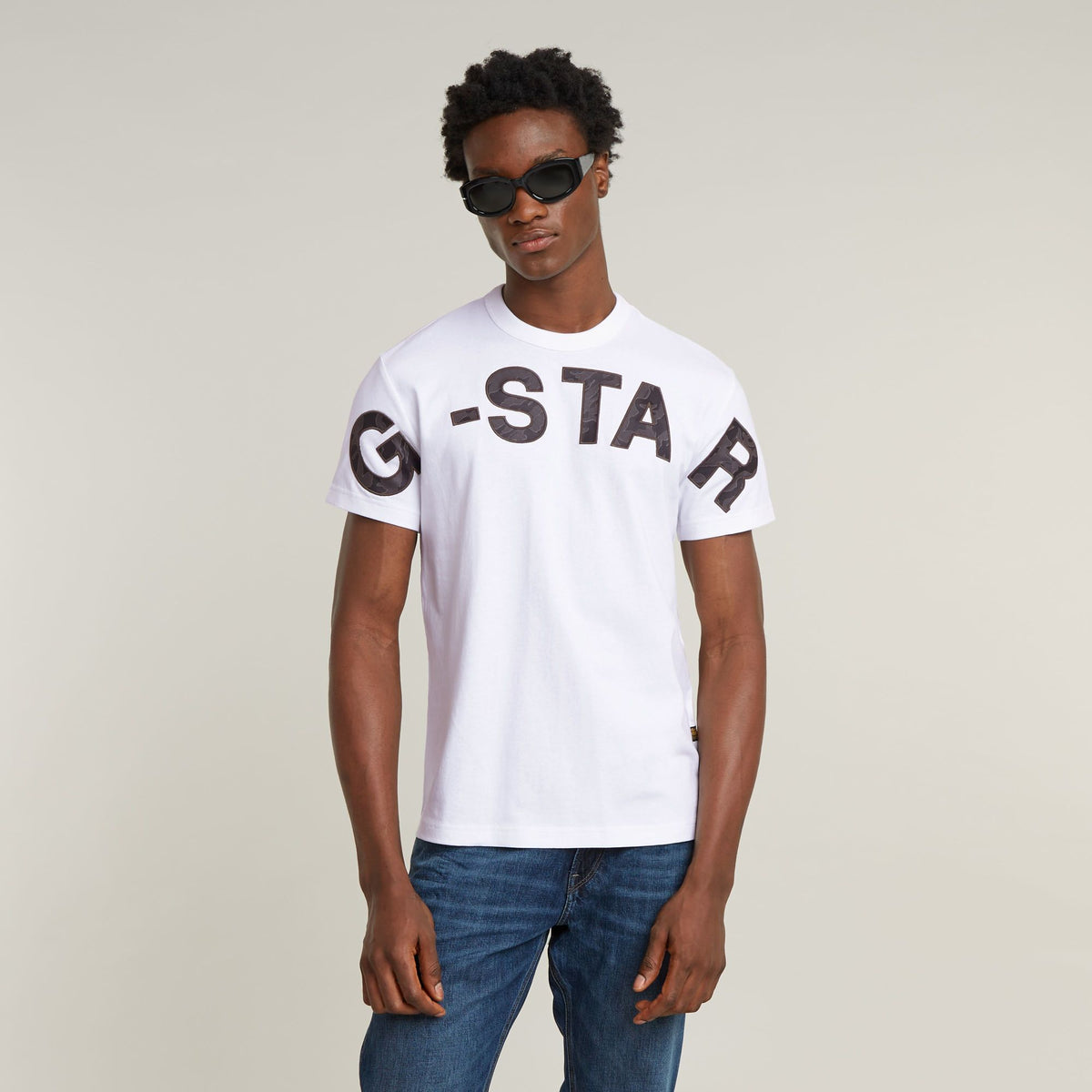 G-Star Raw D25533 Embro Print R Tee White