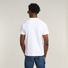 G-Star Raw D25533 Embro Print R Tee White