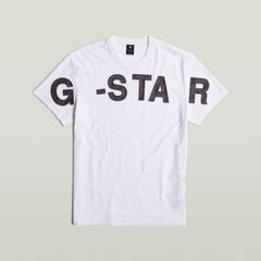 G-Star Raw D25533 Embro Print R Tee White