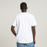 G-Star Raw D25696 Mens Rhino Cartoon Loose R T-Shirt White