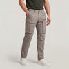 G-Star Raw Mens Rovic 3D Regular Tapered Cargo Pants In Elephant
