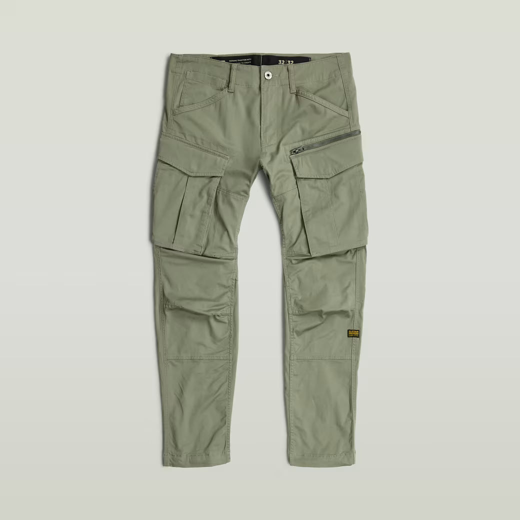G Star Raw Mens Rovic Zip 3D Regular Tapered Pants In Light Orphus