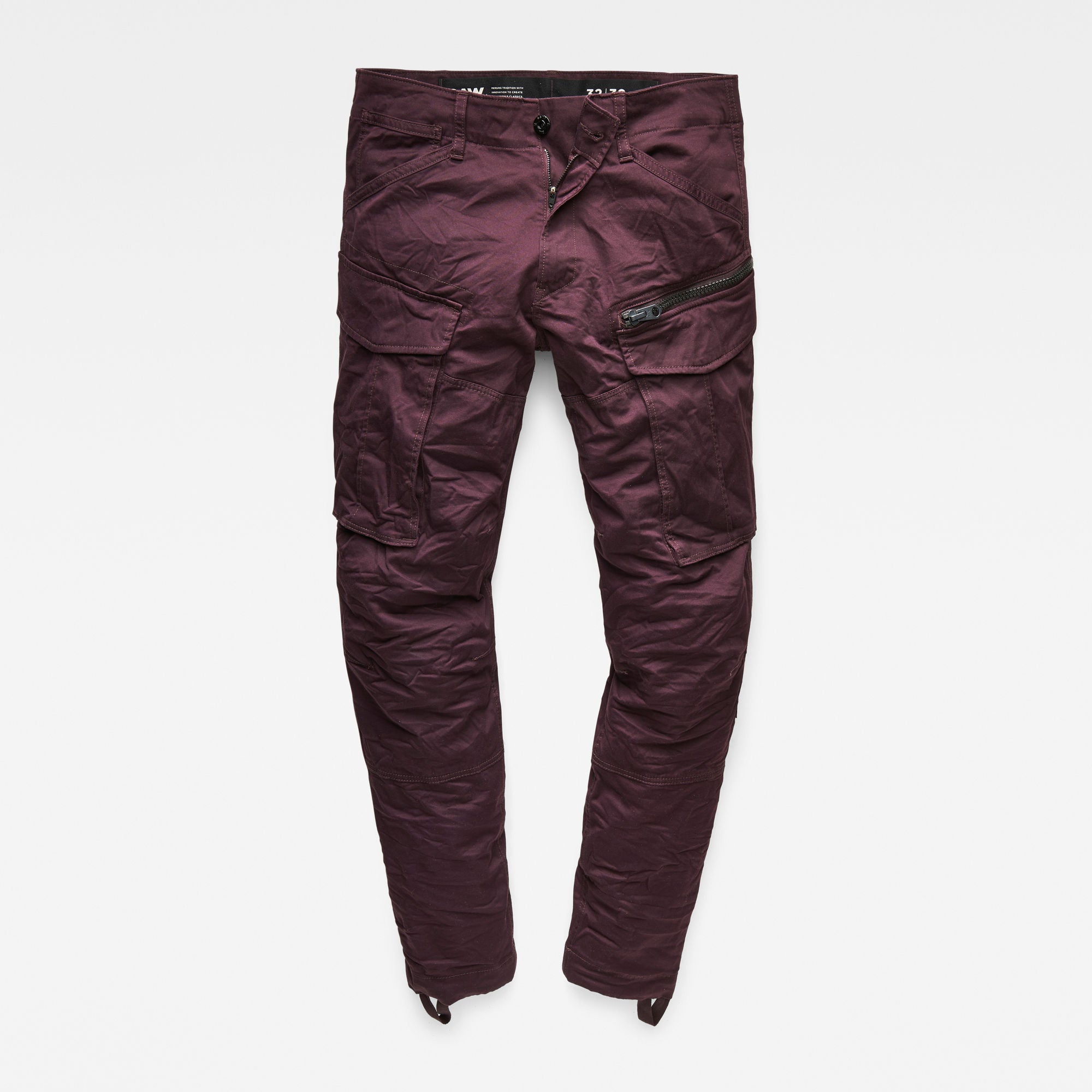 G-Star Raw Regular Tapered Pants In Chocolate Plum